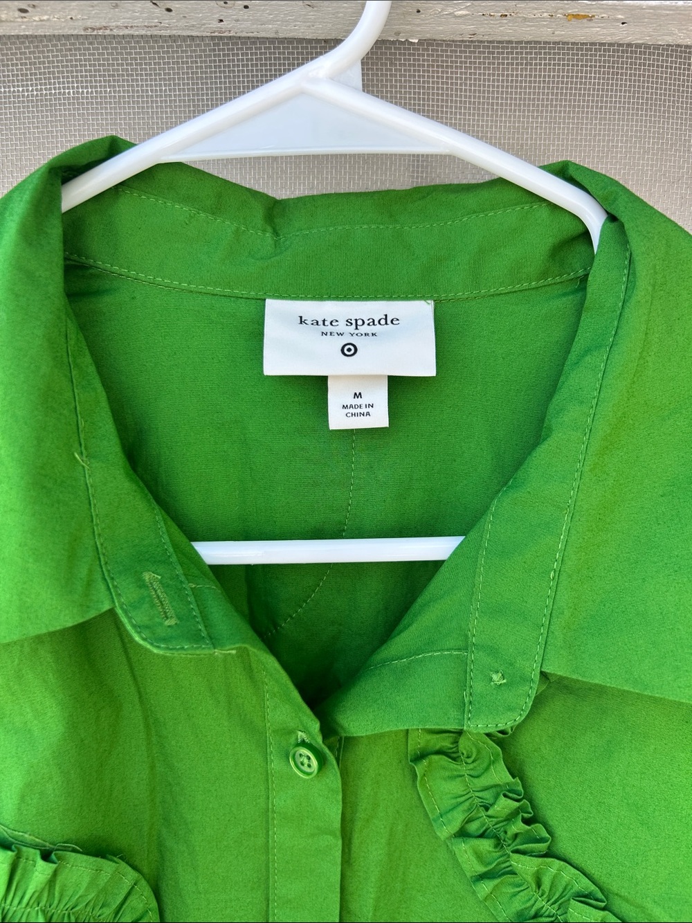 Kate Spade Green Ruffle Dress - Picture 5 of 6